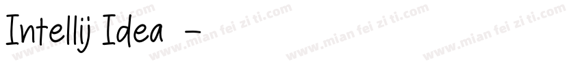 Intellij Idea字体字体转换